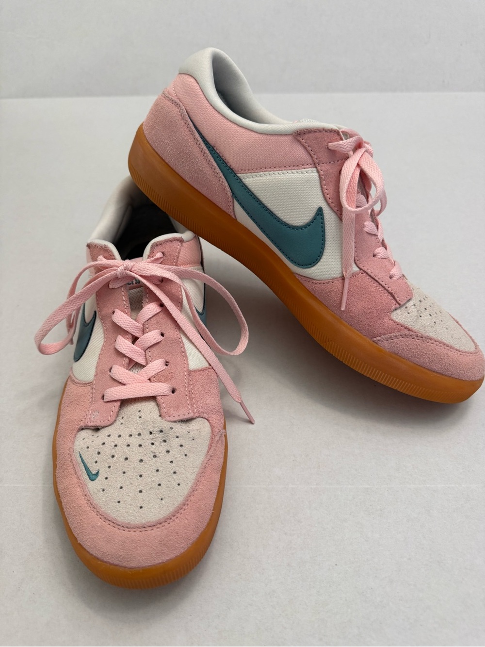 Nike SB Force 58 ‘Pink Bloom Teal Gum’ Mens Shoes Size 11.5 DV5477-600
